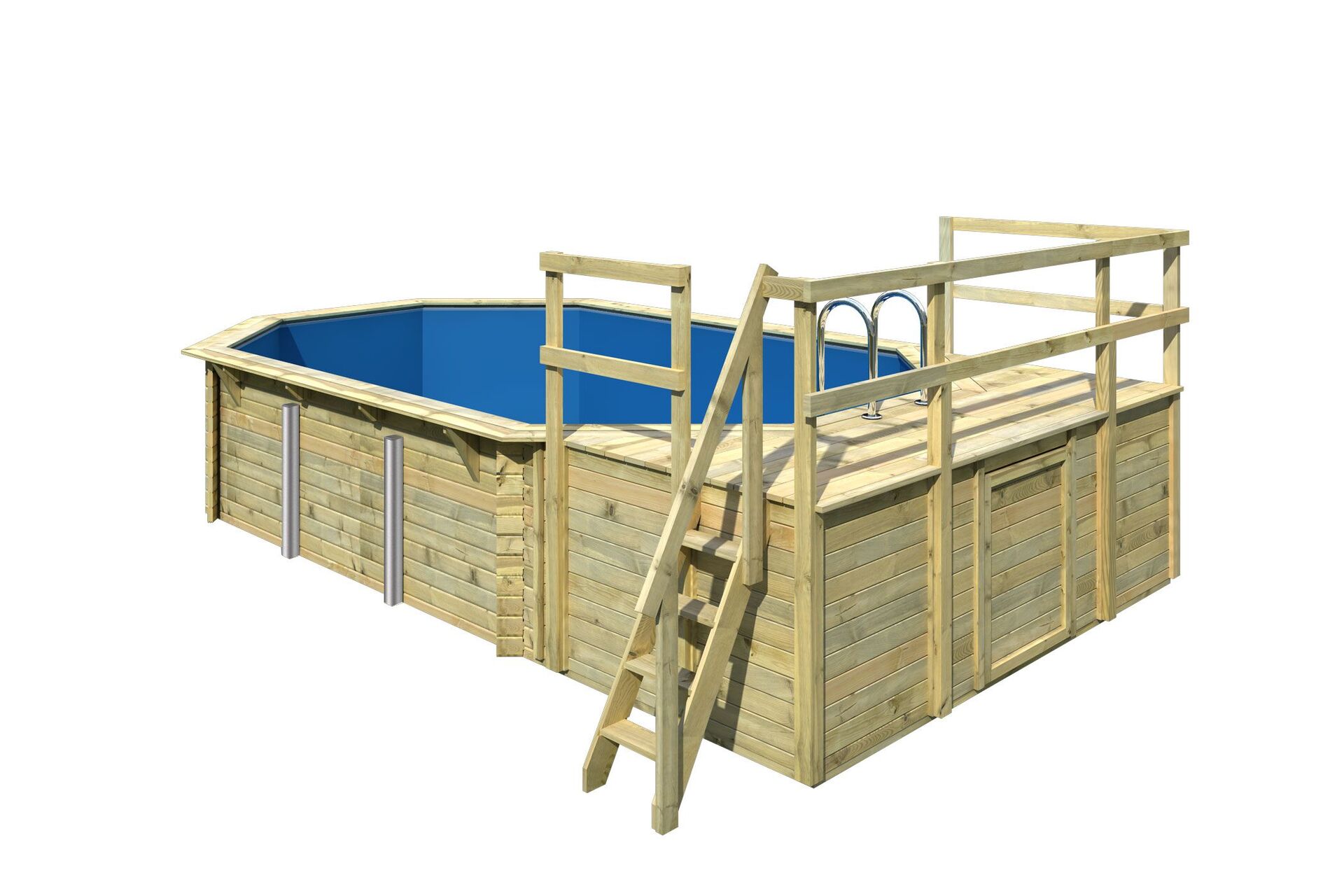 Holz-Pool Modell 4