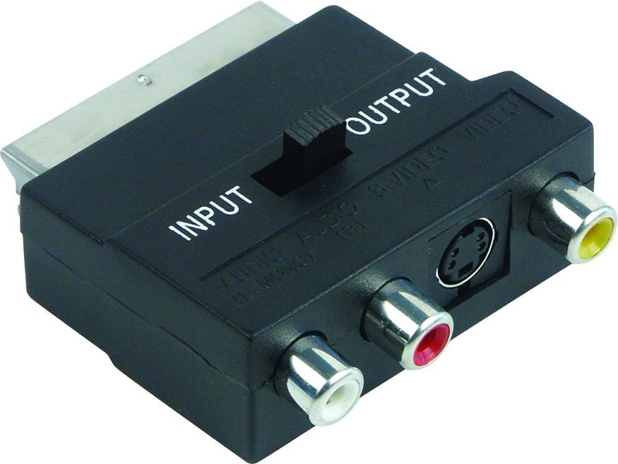 Schwaiger Video/AV-Adapter IN/OUT schaltbar