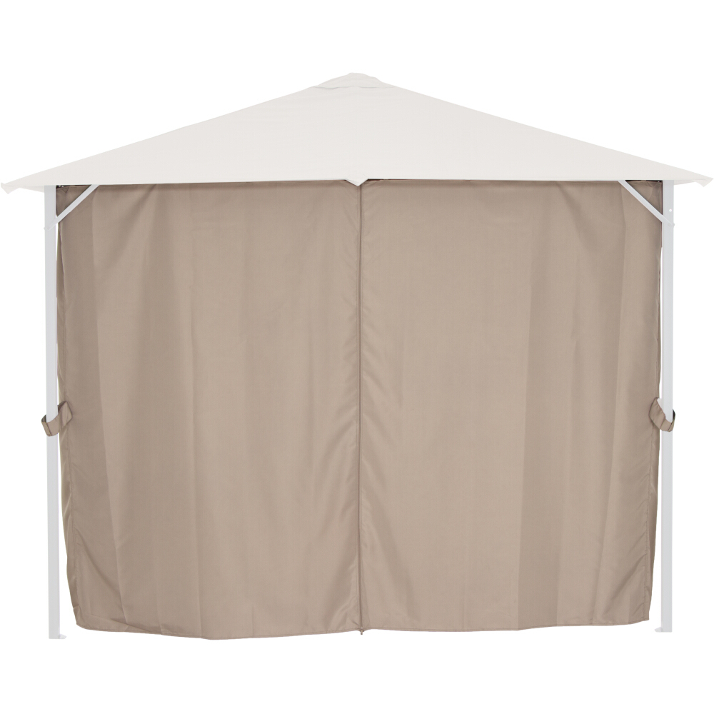 Seitenteile-Set zu Phoenix Pavillon 3x3m, taupe