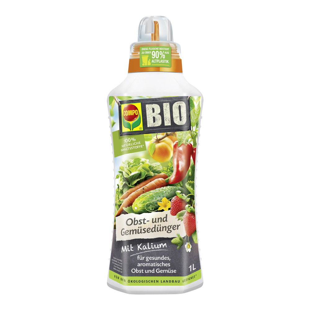 Compo GmbH Bio Obst- und Gemüsedünger 1 L