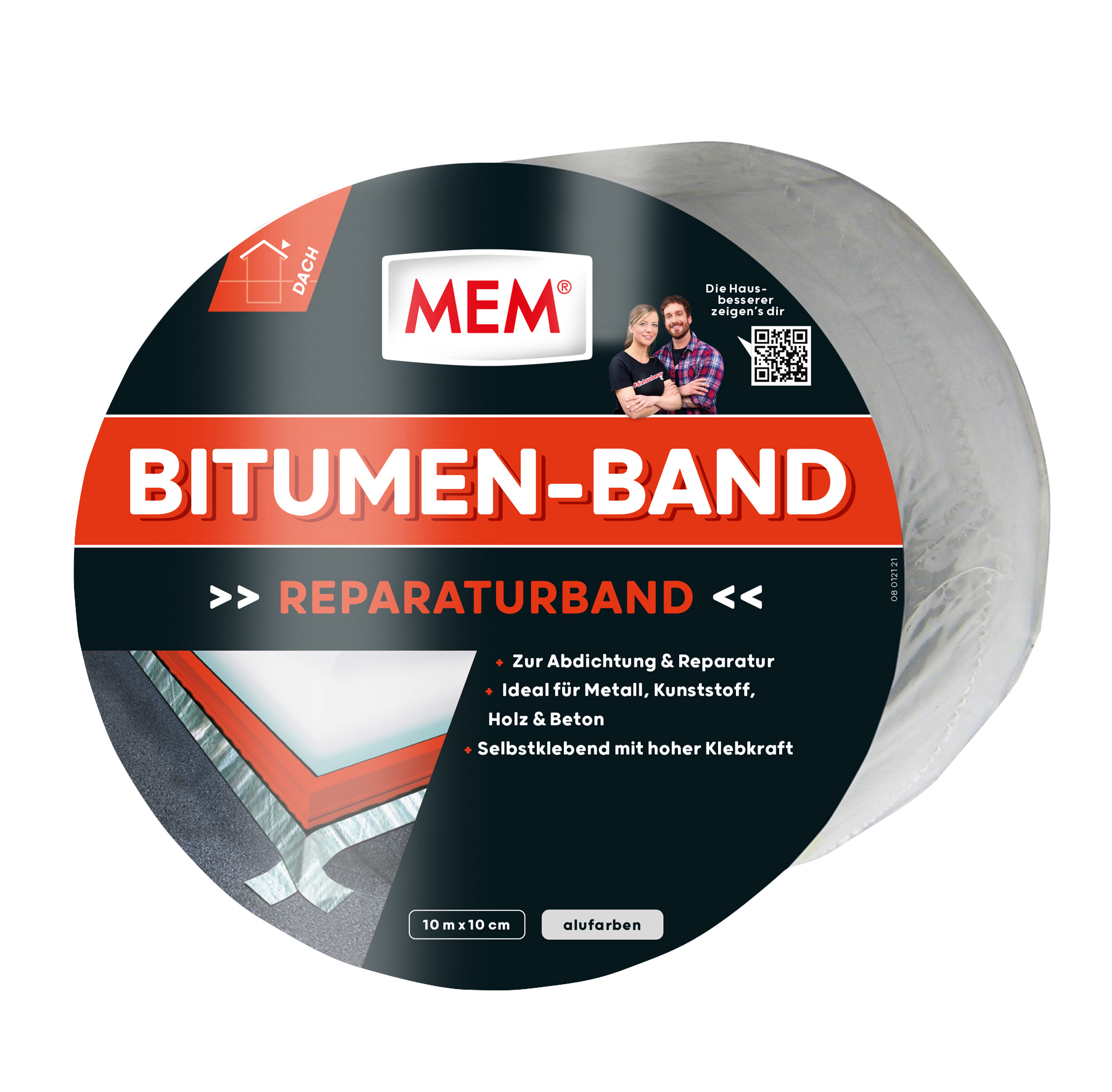 MEM Bitumen-Band alu 10 cm x 10 m