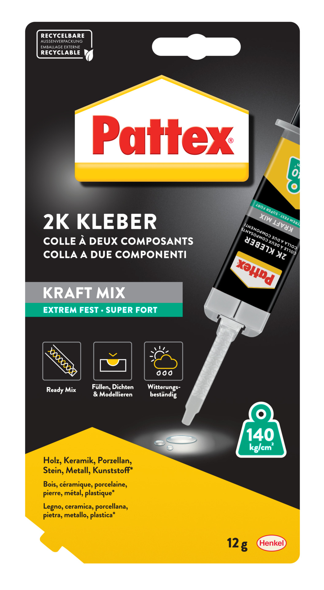 Kraft-Mix Extrem Fest, transparent, 12 g