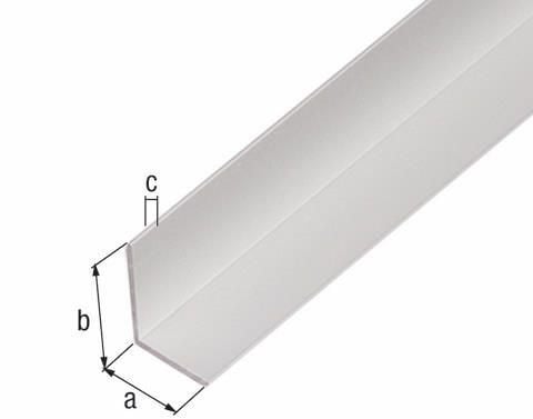 Winkelprofil Aluminium silberfarbig