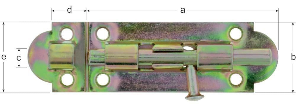 EDE Grendelriegel 161/K2Z/80 mm